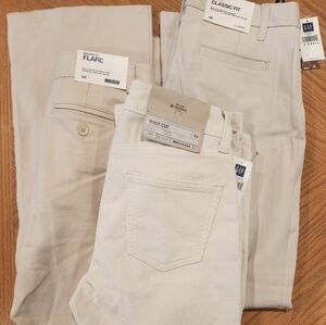 NWT, Gap 3 pairs of pants bundle, size 4A